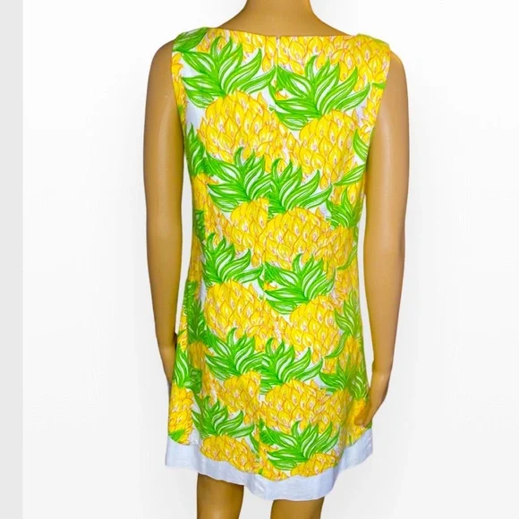 Lilly Pulitzer Multicolored Pineapple
Tropical Sleeveless Scalloped Dress Sz 6 - Picture 6 of 9